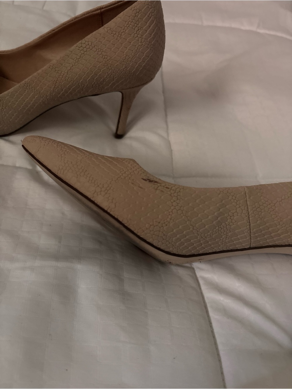 Call It Spring Beige Pointed-Toe Pumps - Picture 8 of 10